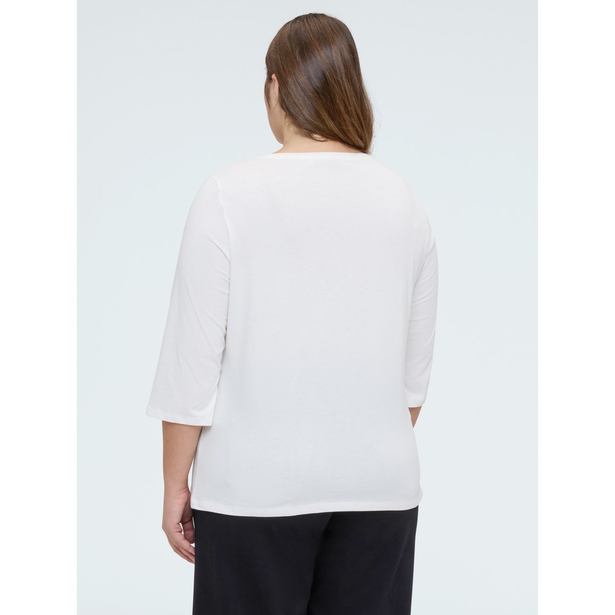 T-shirt avec inscription blanc, FIORELLA RUBINO