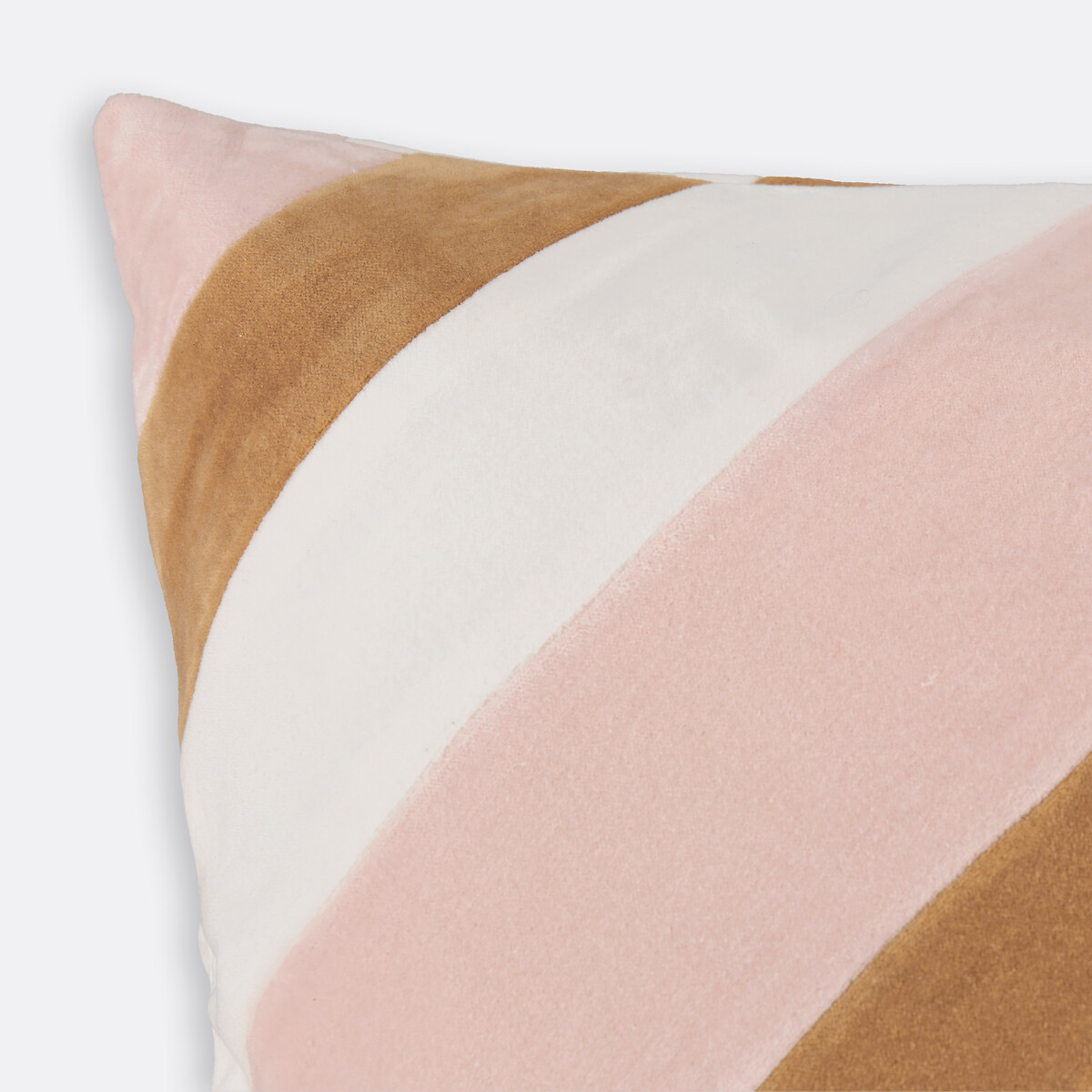 Housse de coussin 40x60 cm, Abby bronze/beige, LA REDOUTE INTERIEURS