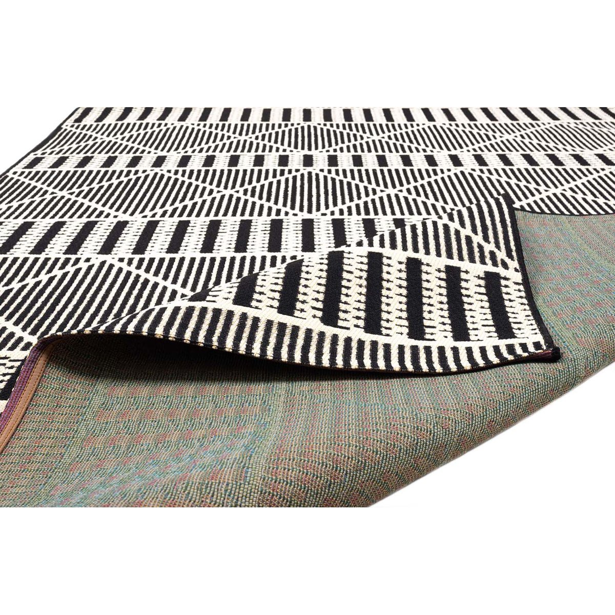 Tapis motifs géométriques pour l'intérieur et l'extérieur - FUNKY OUTDOOR noir, TOM TAILOR