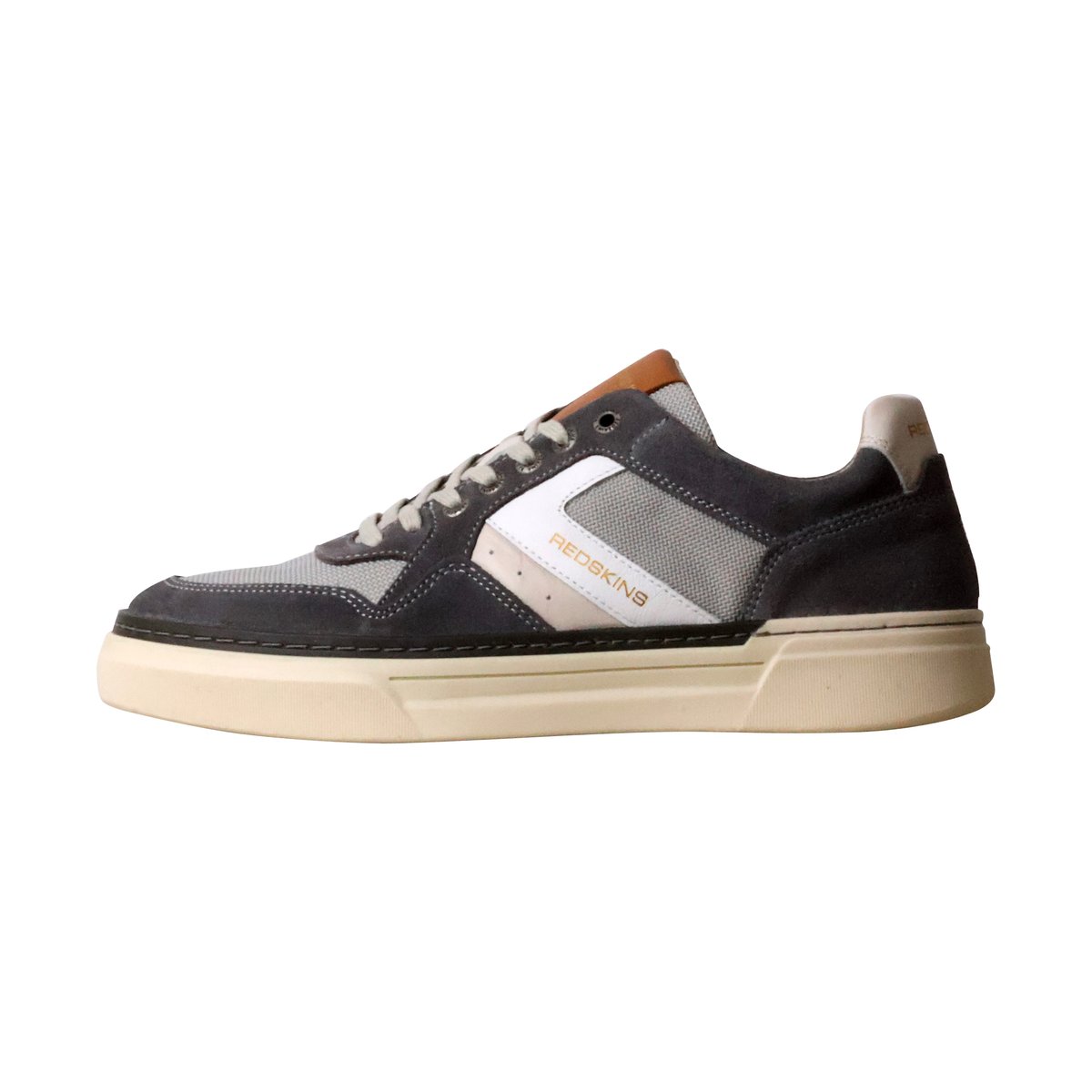 Basket Cuir Lerma gris, REDSKINS