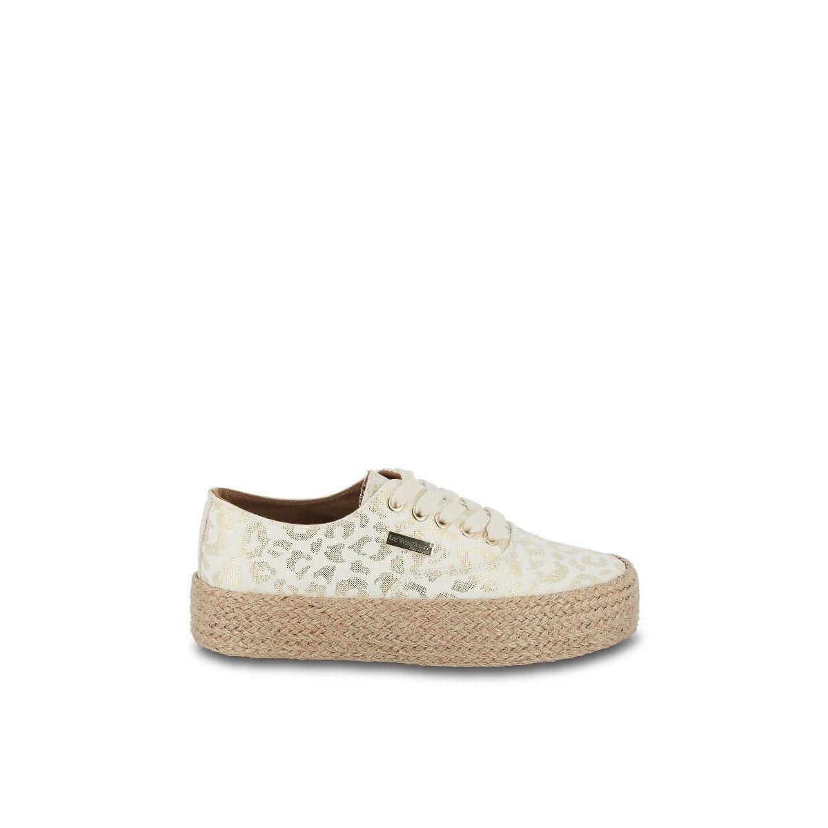 Cosmic Print tennisschoenen wit/luipaard, LES TROPEZIENNES PAR M.BELARBI