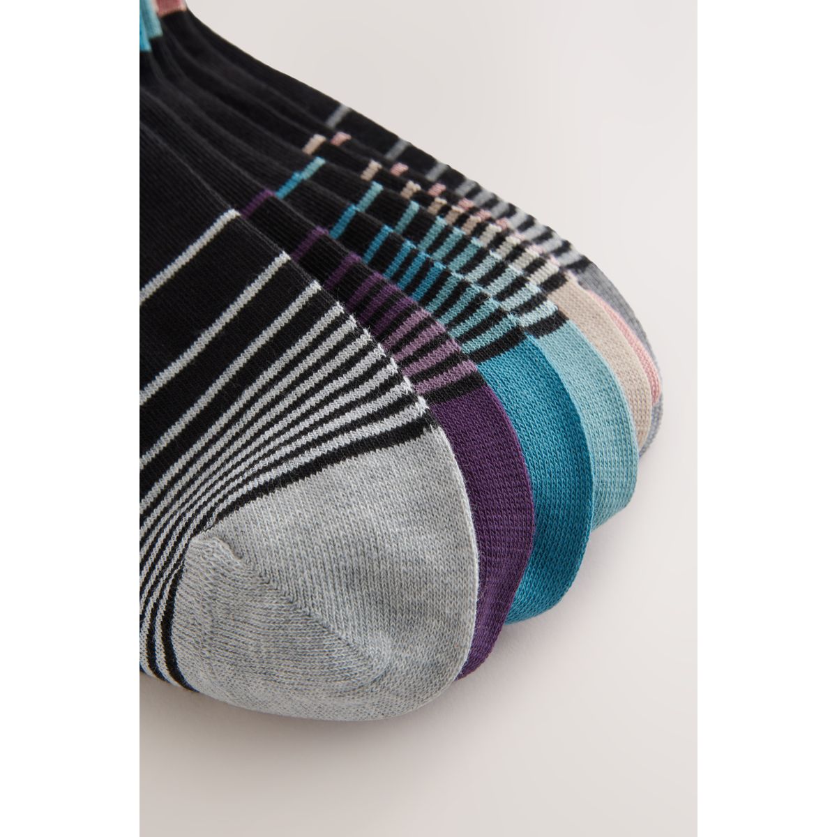 Chaussettes , 7 paires noir couleur ombre, NEXT