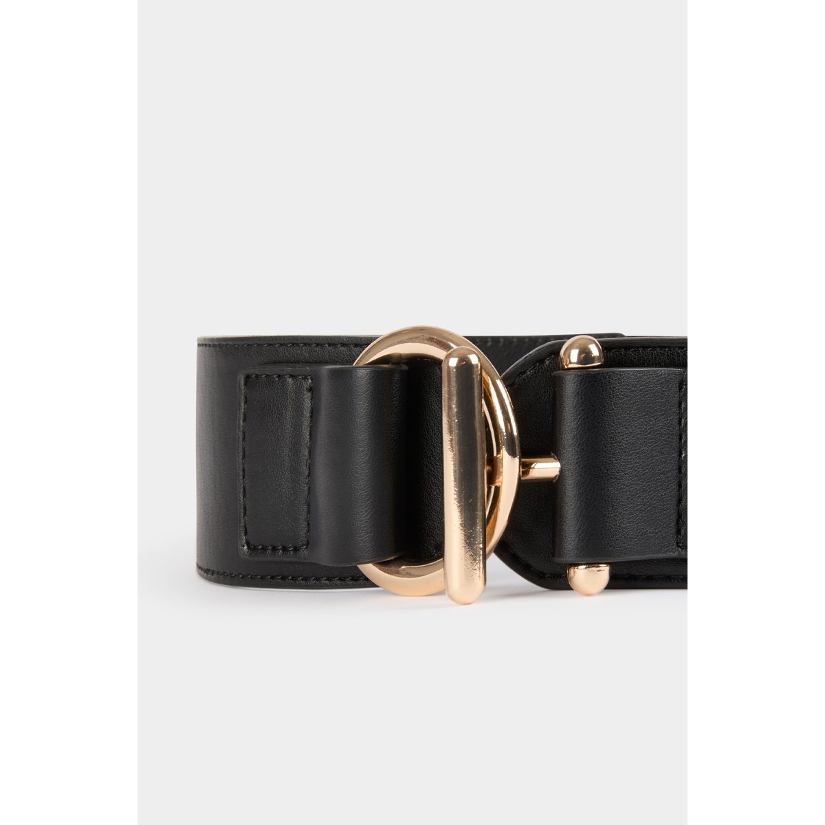 Ceinture élastiquée noir, MORGAN