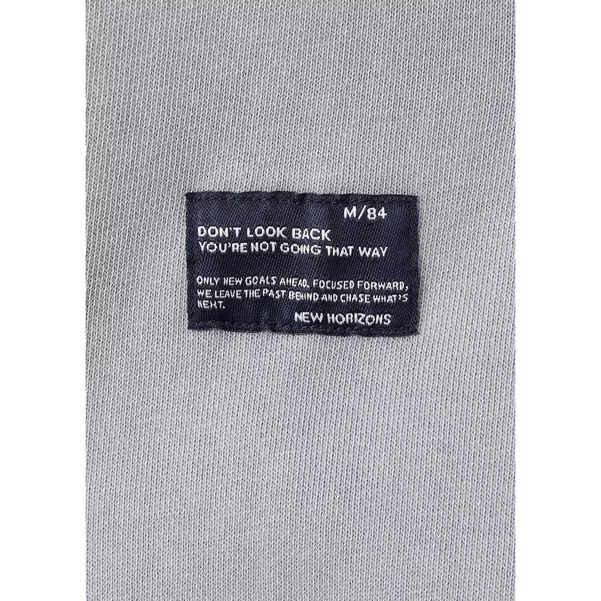 Sweat coton détail empiècement gris, MANGO TEEN