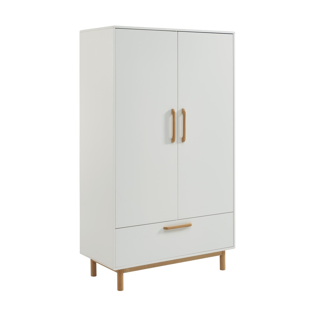 Armoire enfant 2 portes  ROME blanc, BAÏTA