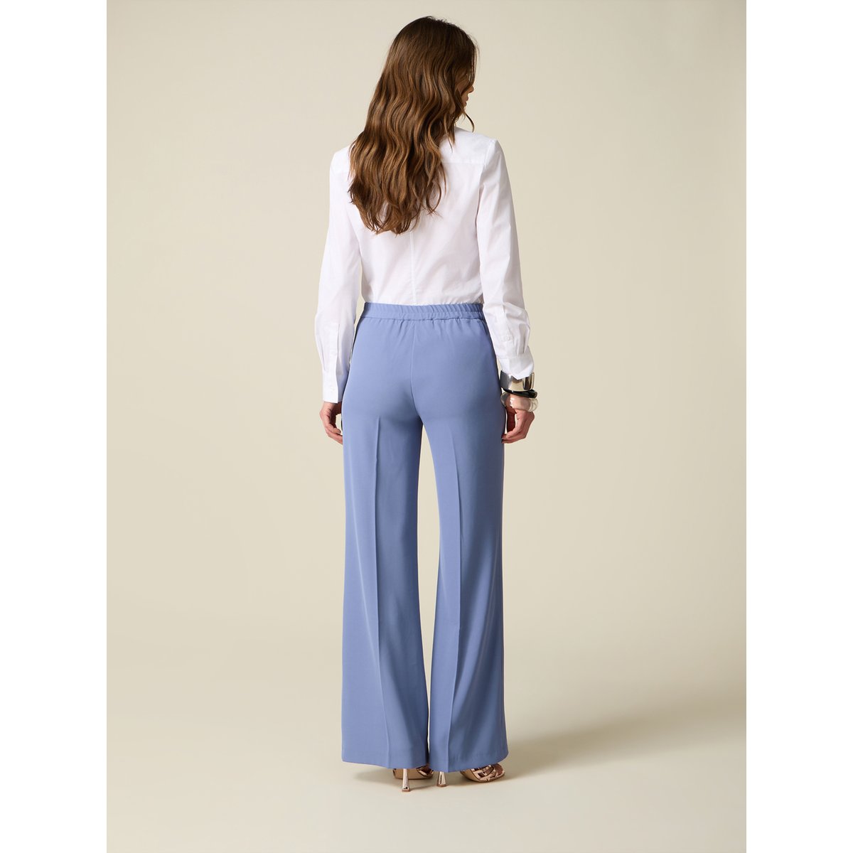 Pantalon palazzo light - blue, OLTRE