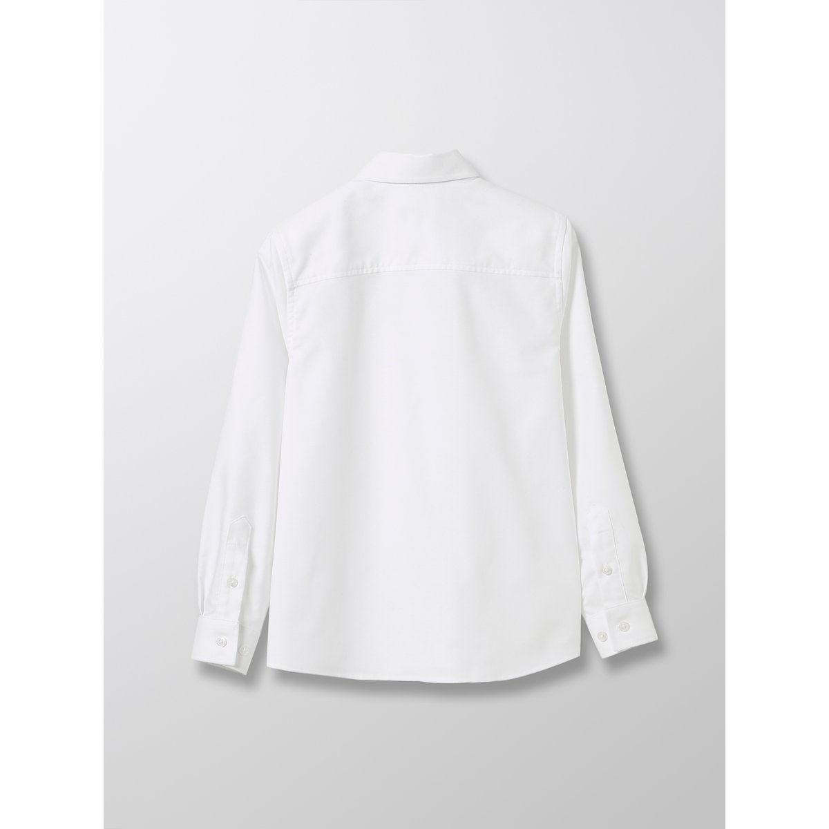 Chemise oxford - Collection fêtes et mariage blanc clair uni, CYRILLUS