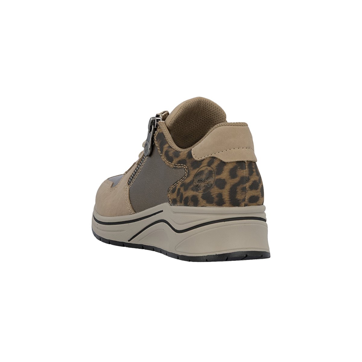 Basket Basse à Lacets Nabukino beige, RIEKER