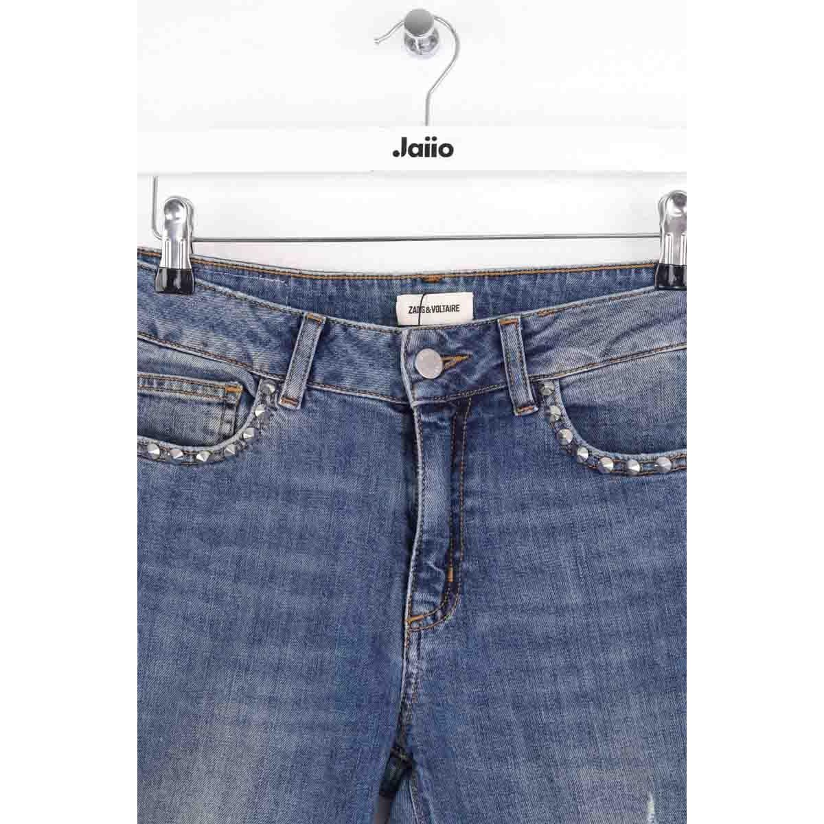Jean droit - Très Bon État bleu, ZADIG&VOLTAIRE