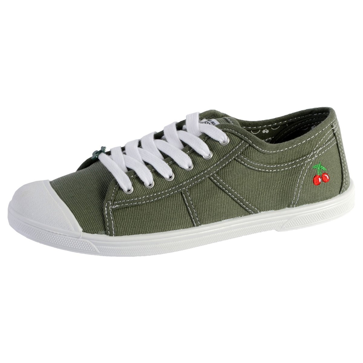 Baskets LTC BASIC 02, blanc sea pray, LE TEMPS DES CERISES