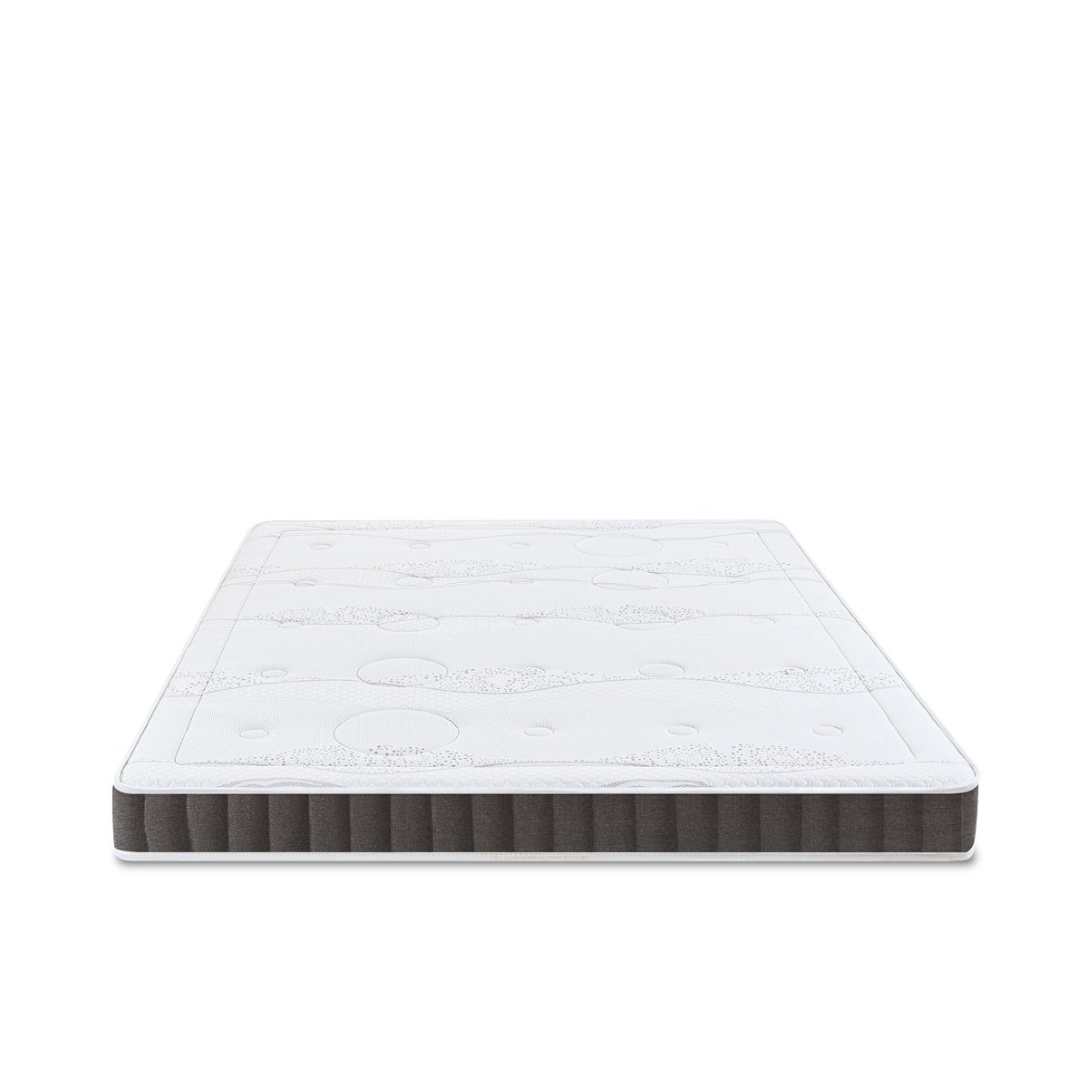 Matelas Mousse Intuition 160x200 cm Accueil Mémoire de forme blanc, OLYMPE LITERIE