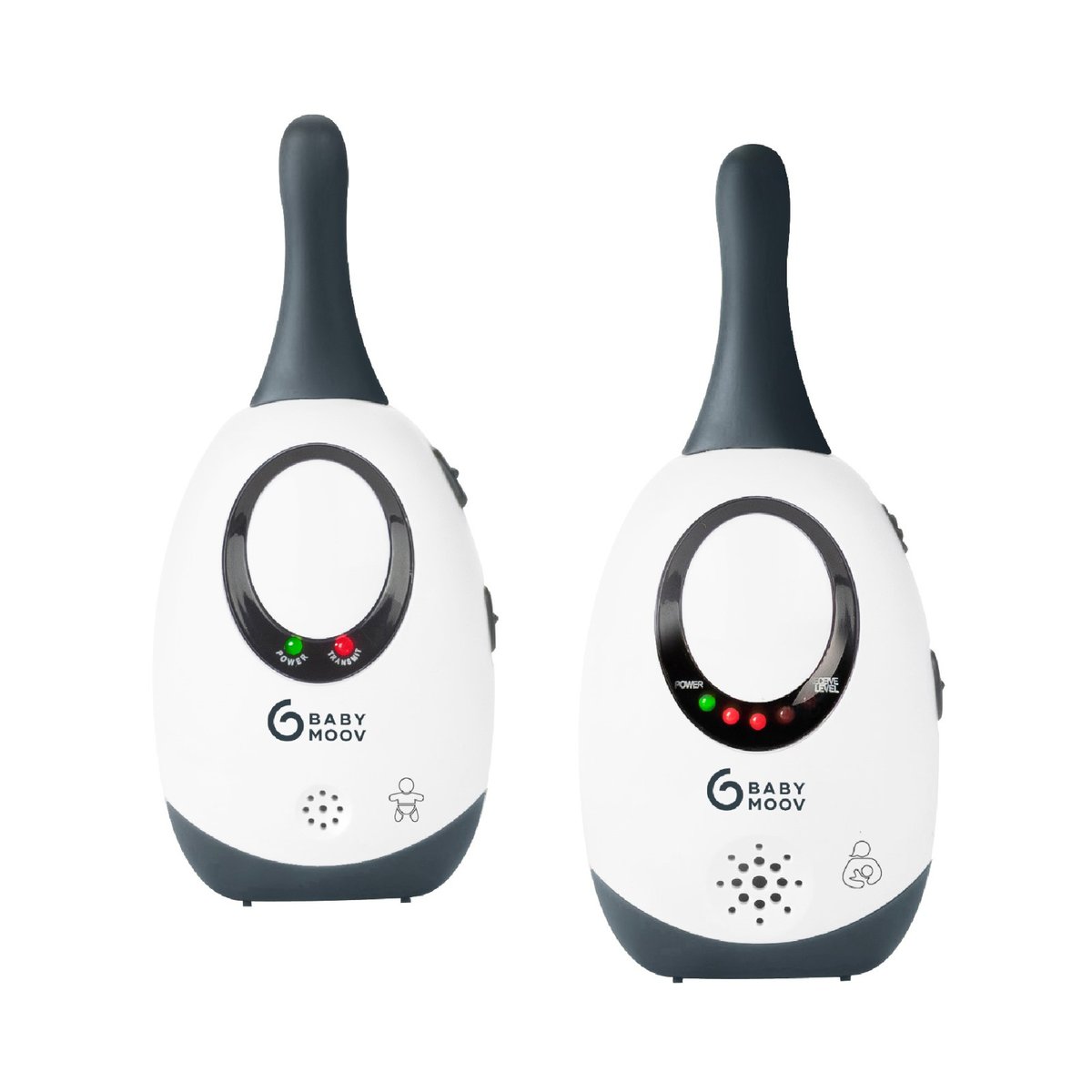 Babyphone audio Simply Care blanc, BABYMOOV
