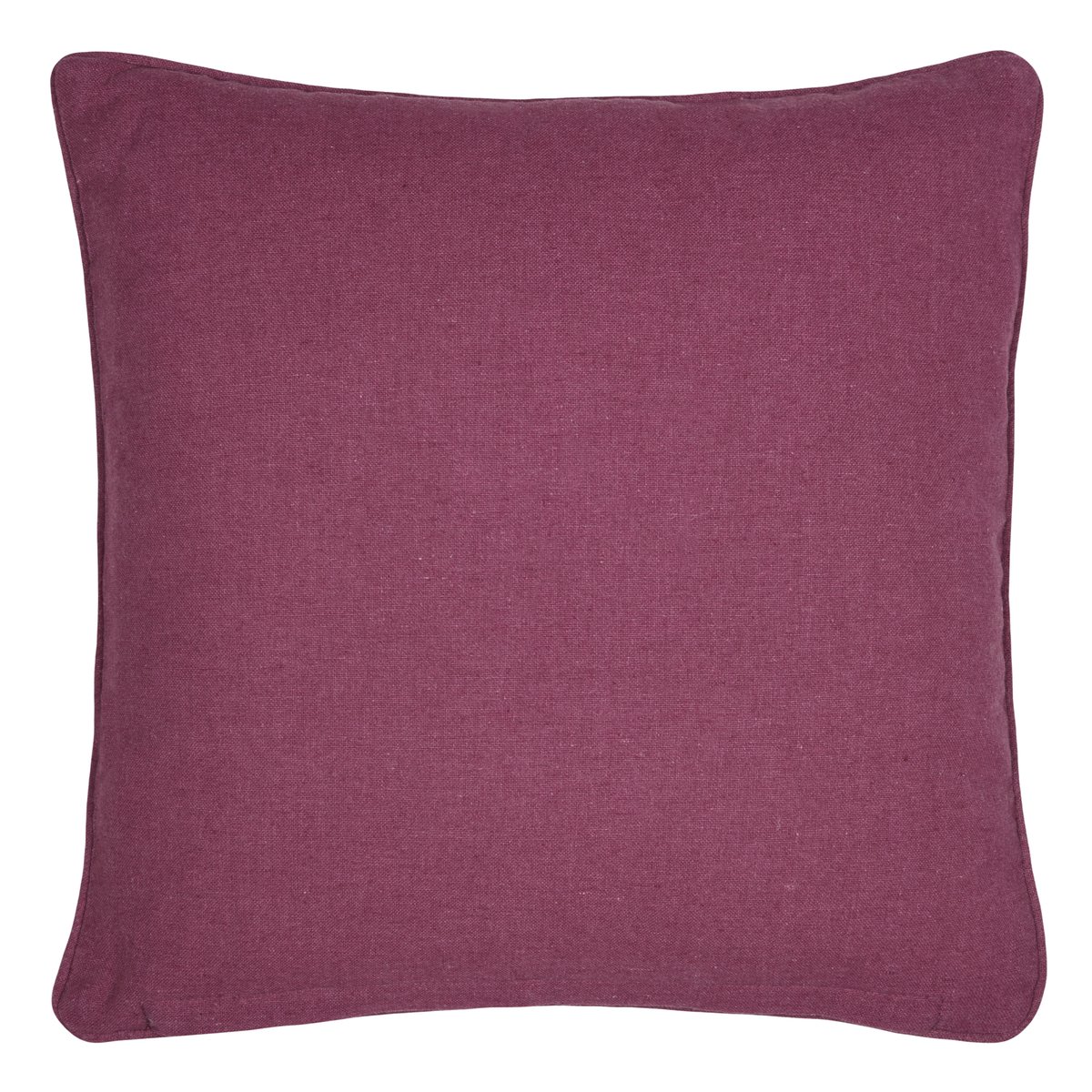 Coussin décoratif motif oiseau et feuillage bordeaux, LOVELY CASA