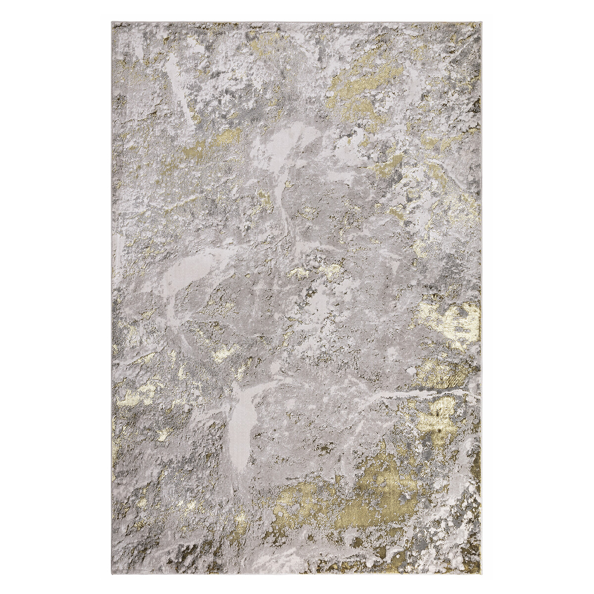 Distressed Lux Metallic Rug gold-coloured, SO'HOME
