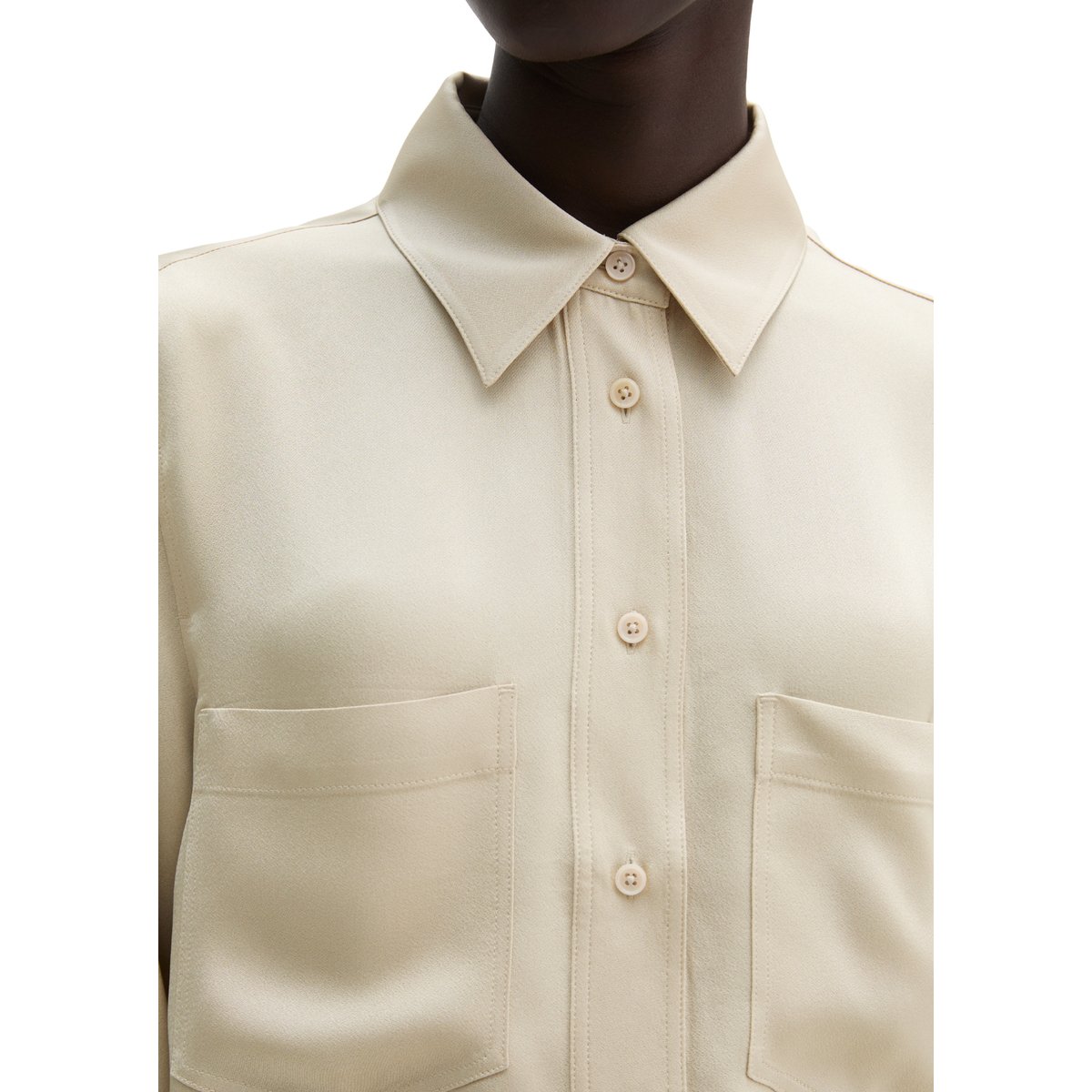 Survêtement relaxed en sergé de viscose noble beige, MARC O'POLO