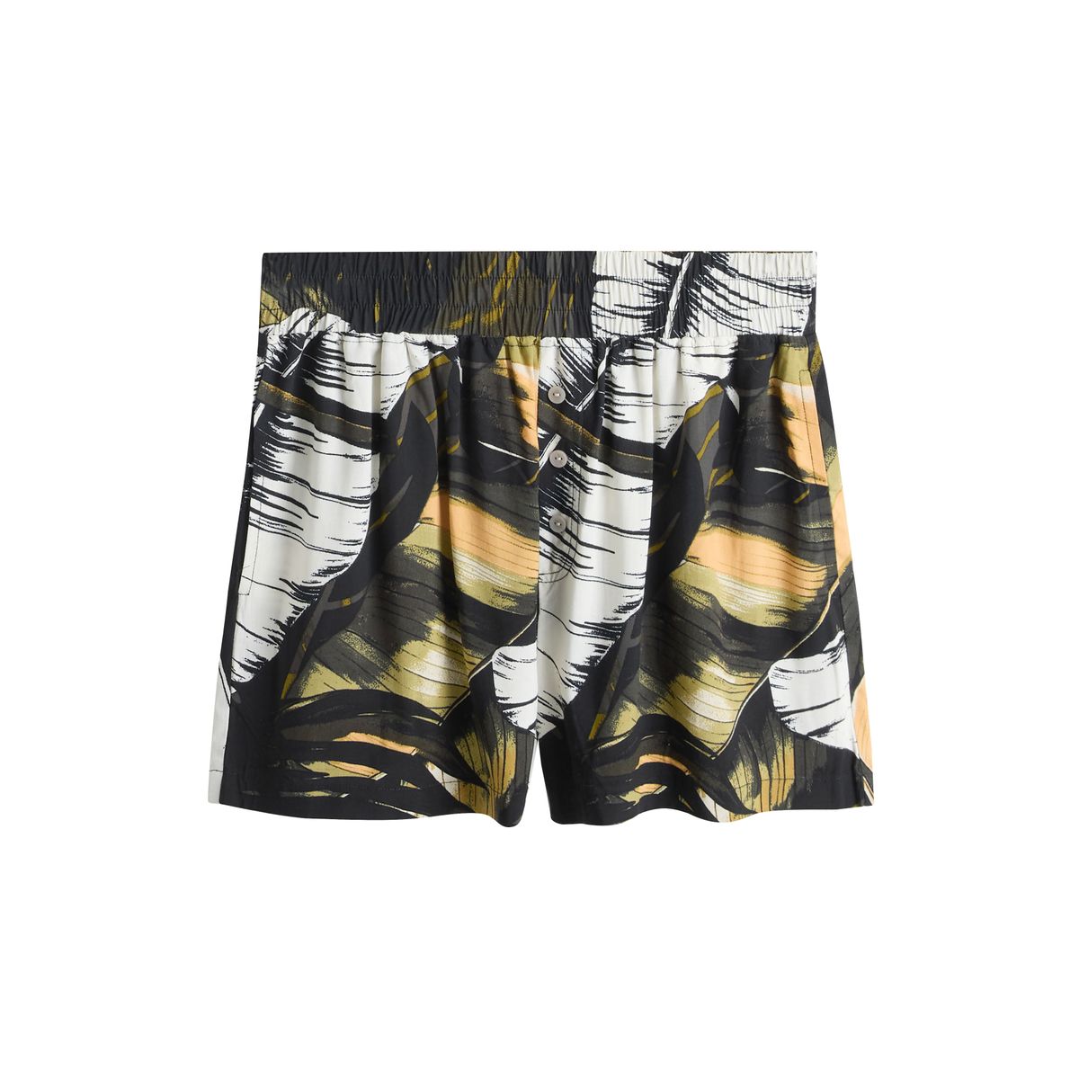 Ensemble pyjama short boutonné palmier vert, NEXT