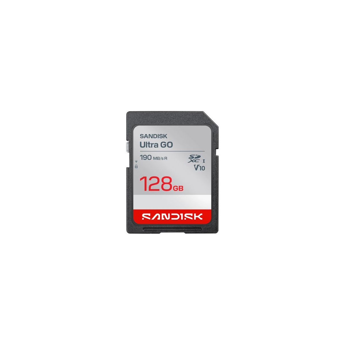 Carte SD Ultra GO SD 128Go 190MBs C10 U1 UHS couleur unique, SANDISK