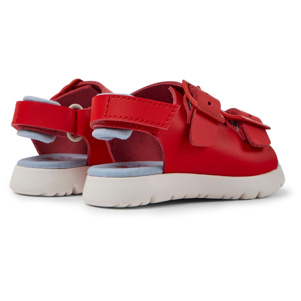 Sandales Cuir Oruga rouge, CAMPER