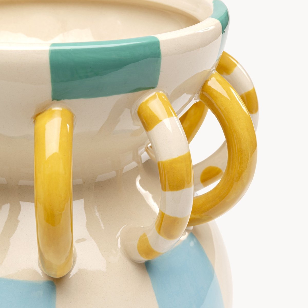 Vase en porcelaine, HARLEQUIN multicolore, KARE DESIGN