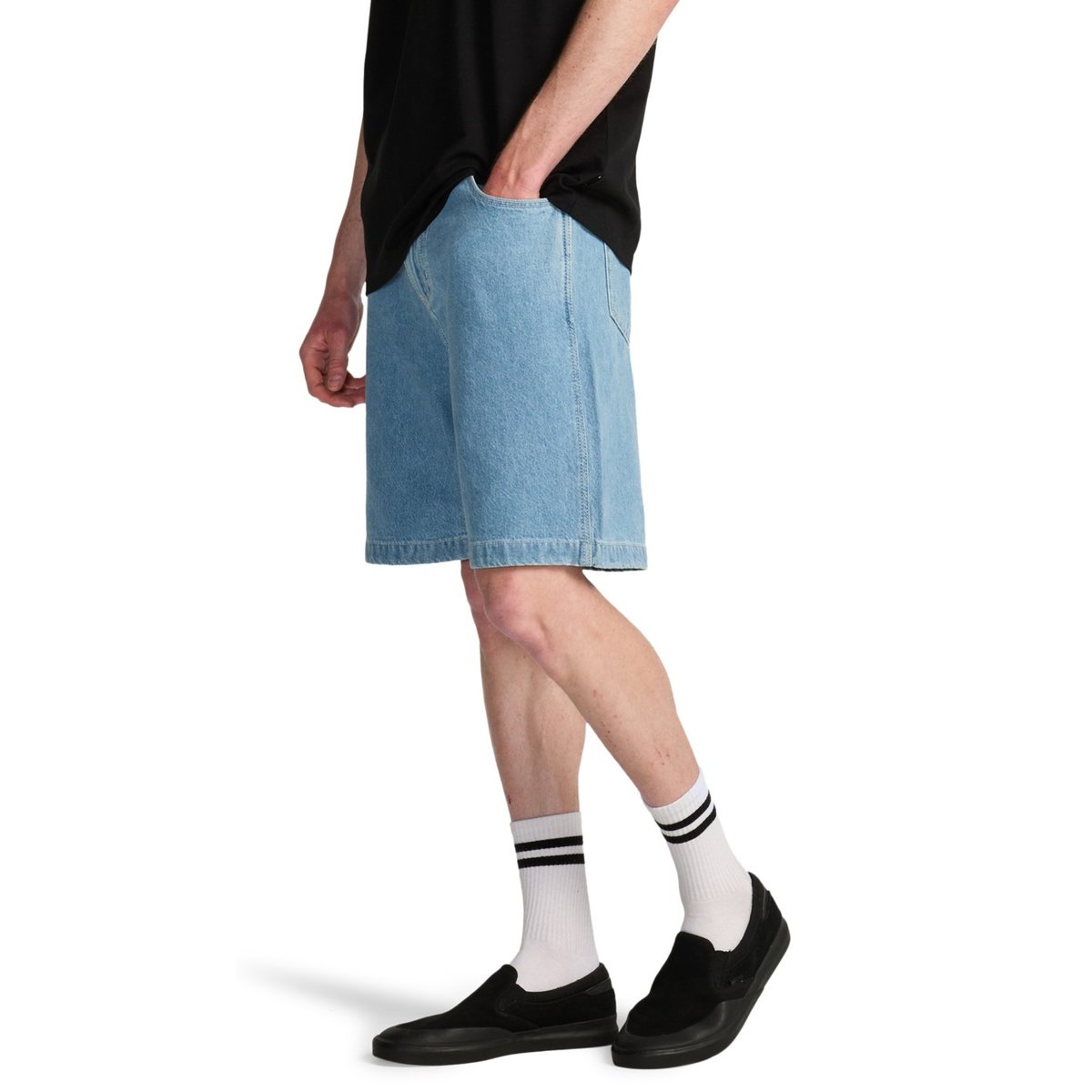 Short en denim BIG 21" bleu bleach wash, BILLABONG