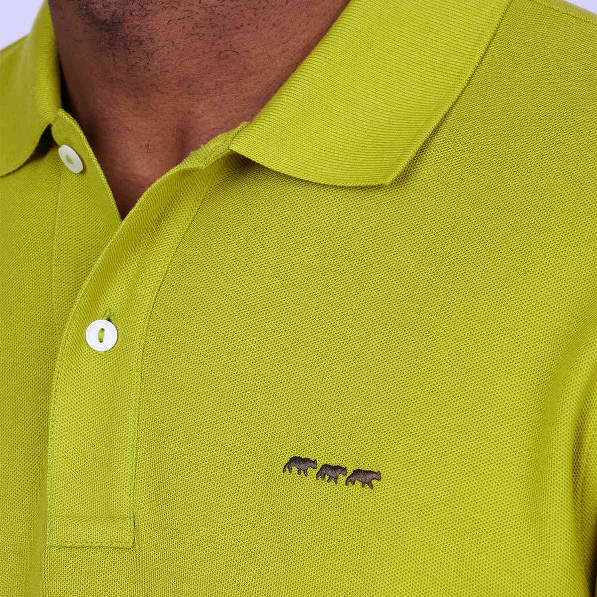 Polo Collin vert clair, MISE AU GREEN