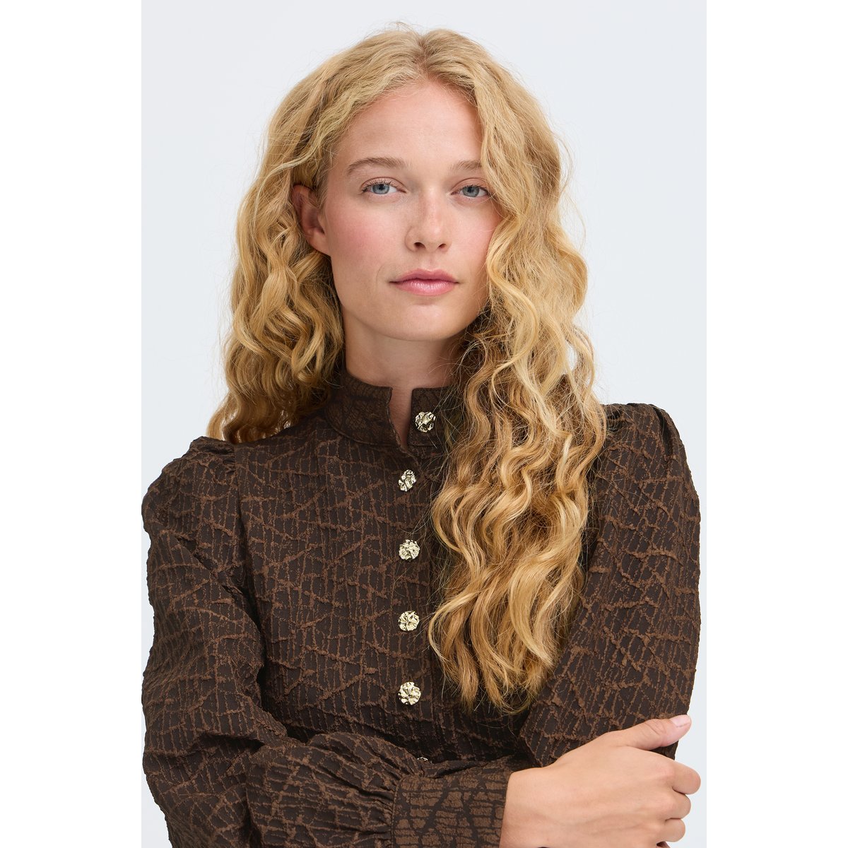 Robe de soirée marron java, B.YOUNG