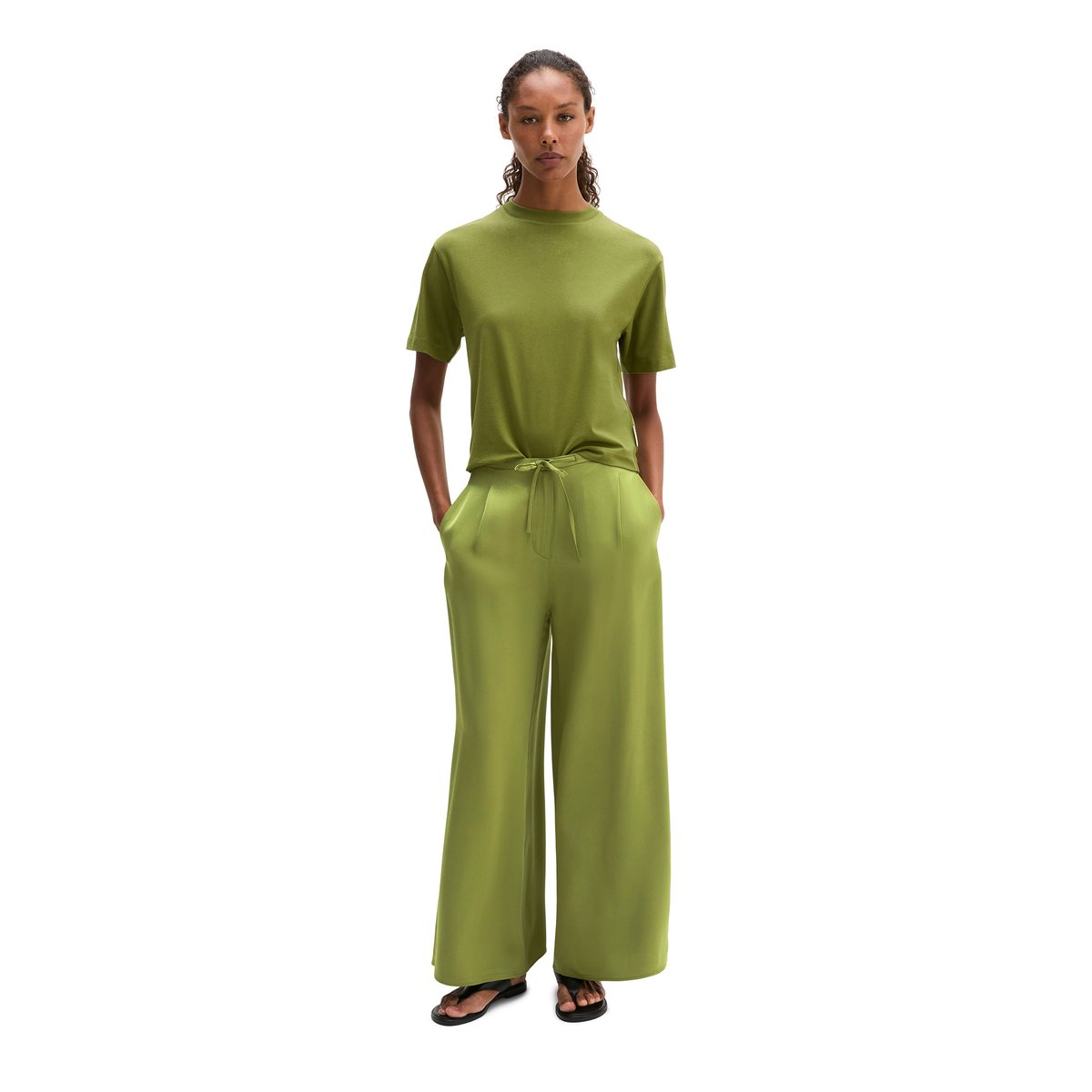 T-shirt relaxed avec TENCEL™ Modal vert, MARC O'POLO