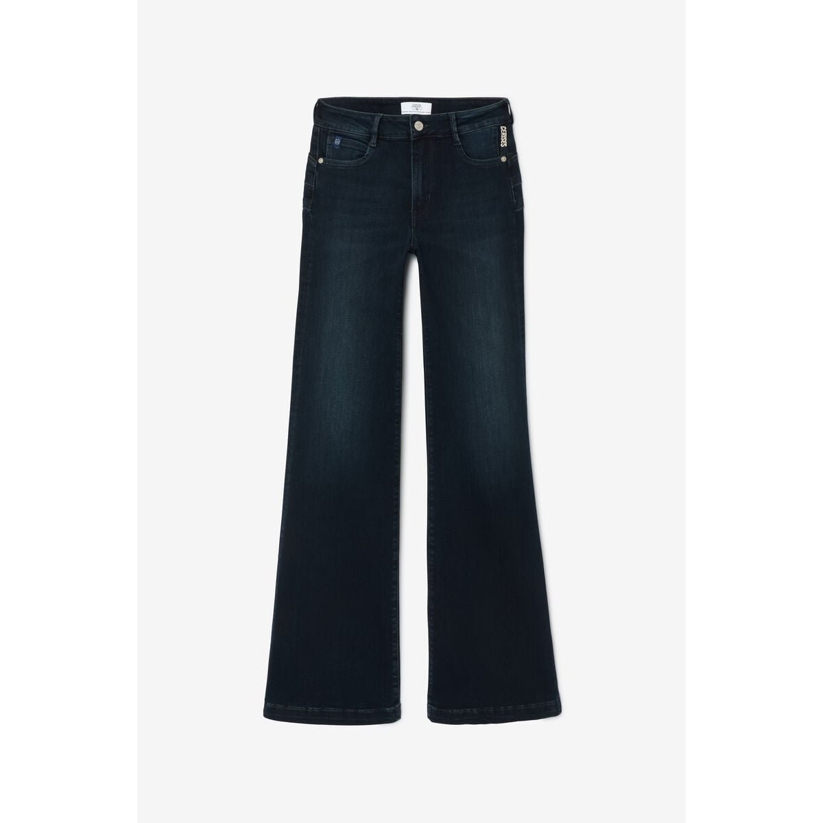 Jeans flare PULP high flare, longueur 34 blue / black, LE TEMPS DES CERISES