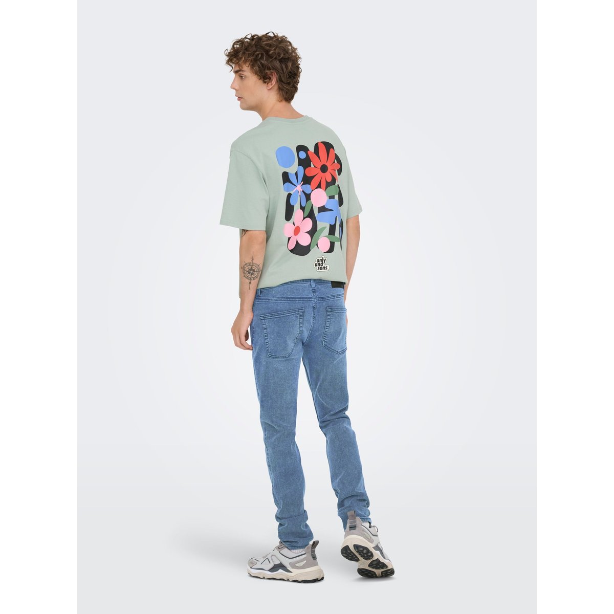 Jean Slim light blue denim, ONLY & SONS