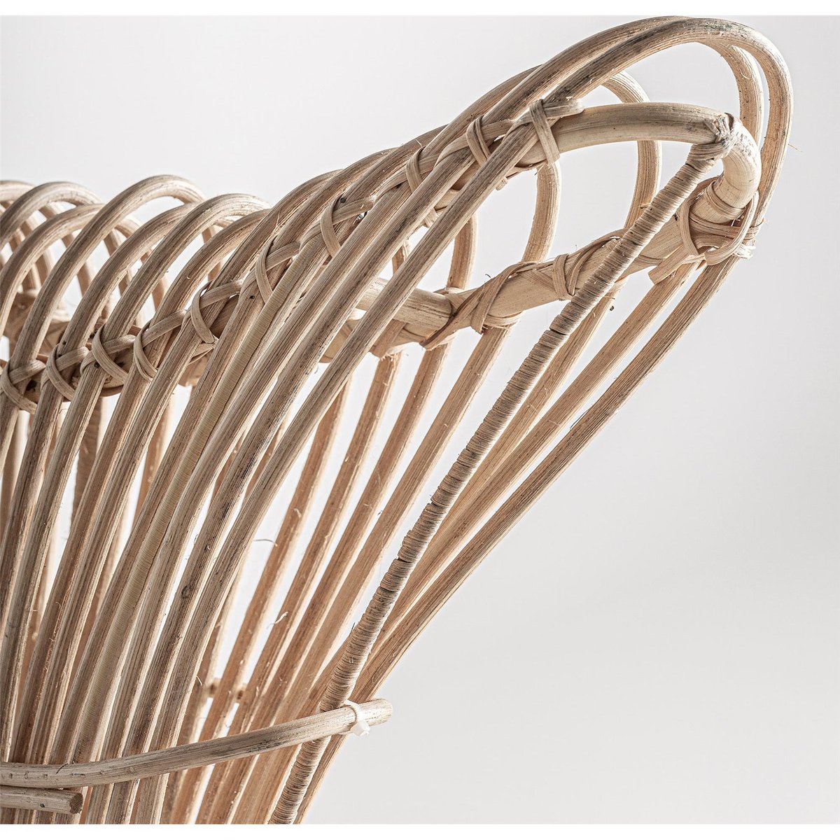 Suspension en rotin forme poisson marron naturel effet bois, RECOLLECTION