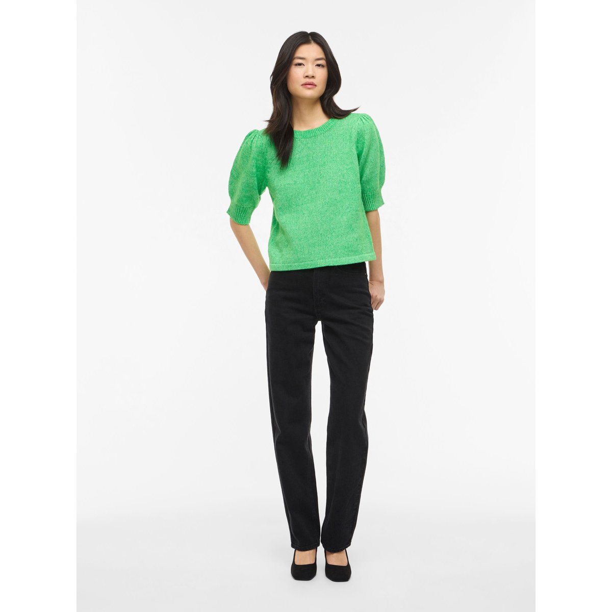 Top En Maille kelly green, VILA