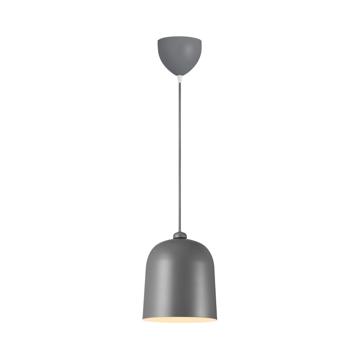 Suspension minimaliste en métal, ANGLE gris, DESIGN FOR THE PEOPLE
