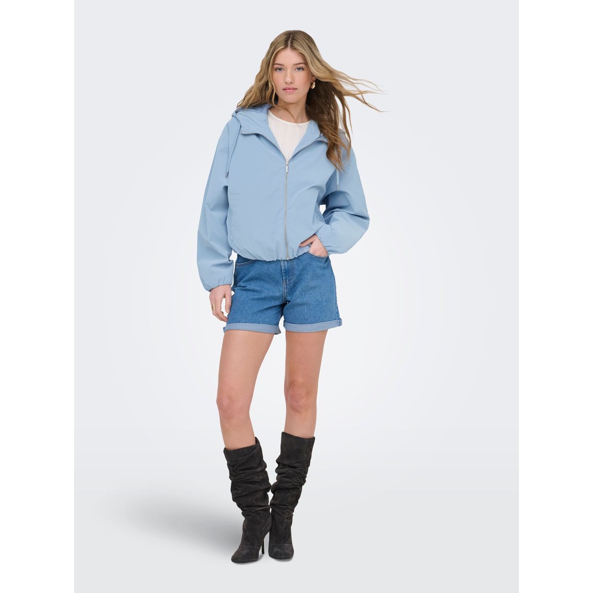 Veste bleue - soft chambray, ONLY