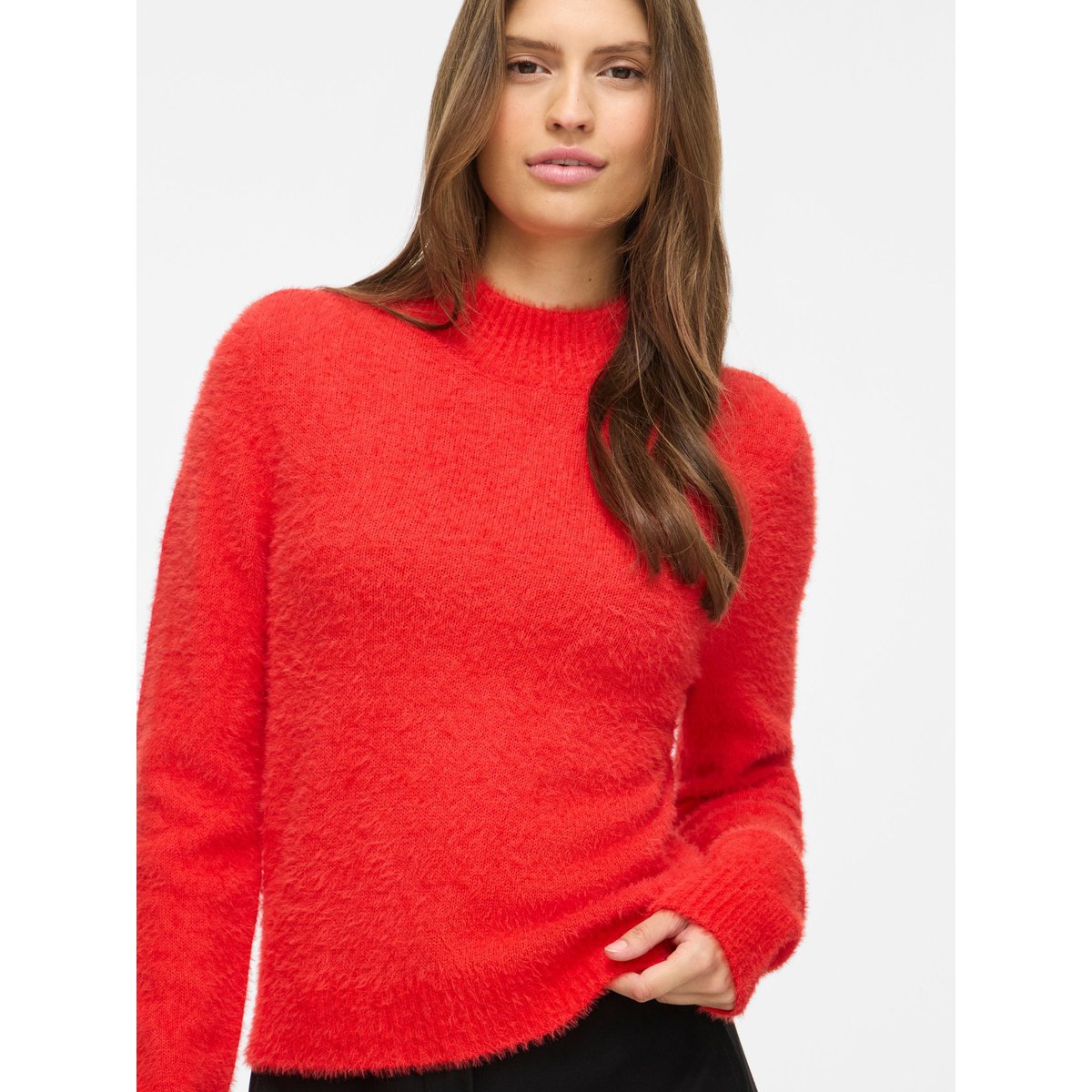 Pull En Maille rouge - flame scarlet1, VILA