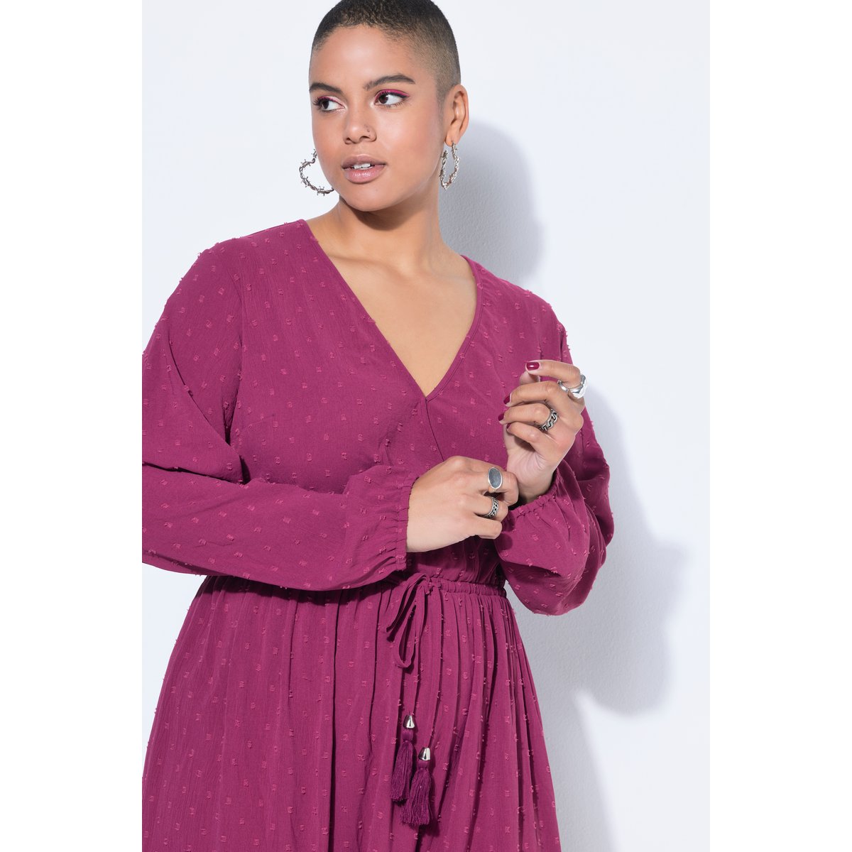 Robe maxi aubergine, STUDIO UNTOLD