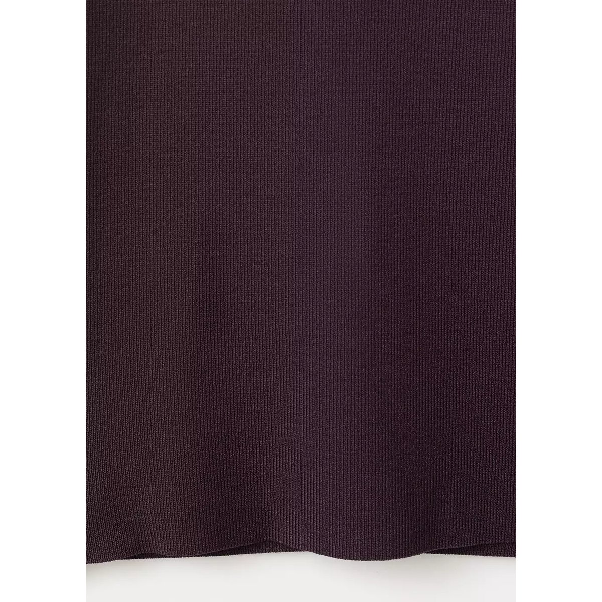 Pantalon en maille taille normale bordeaux, MANGO
