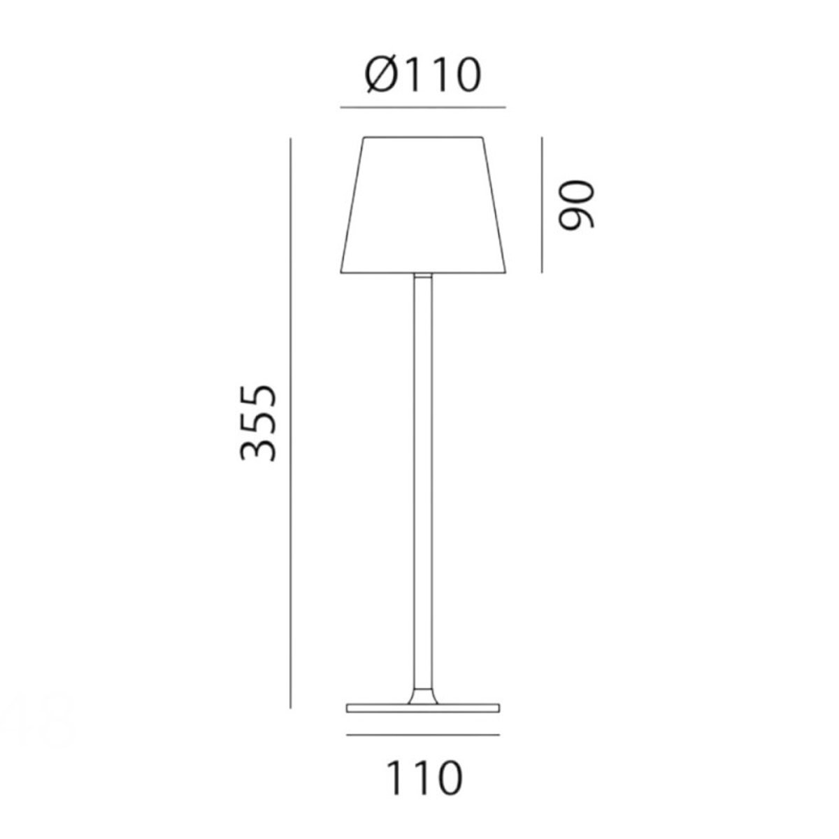 Lampe Sans Fil extérieur IP44 Pol beige sable beige, MILLUMINE