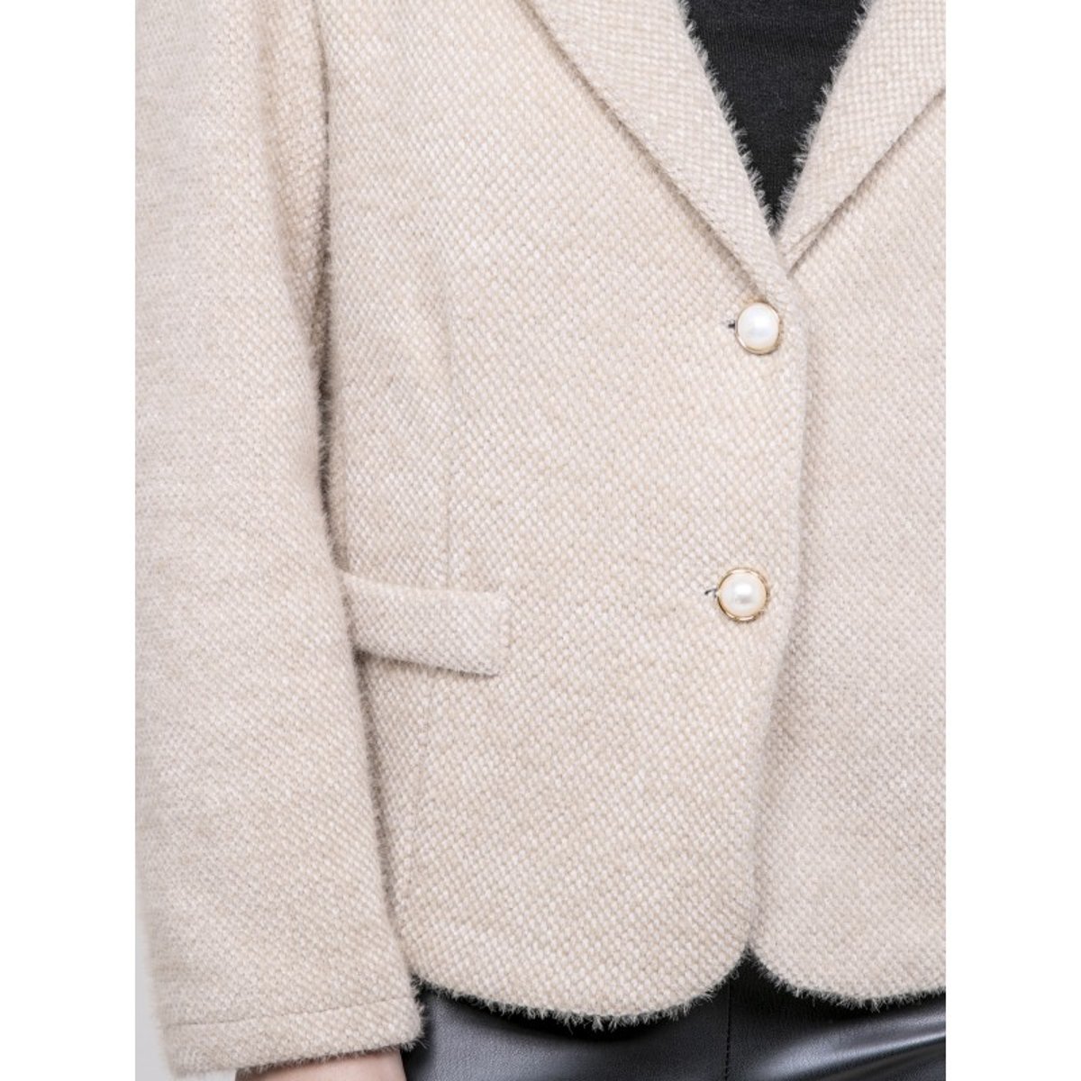 Blazer Texturé Urta noir, DONA LISA
