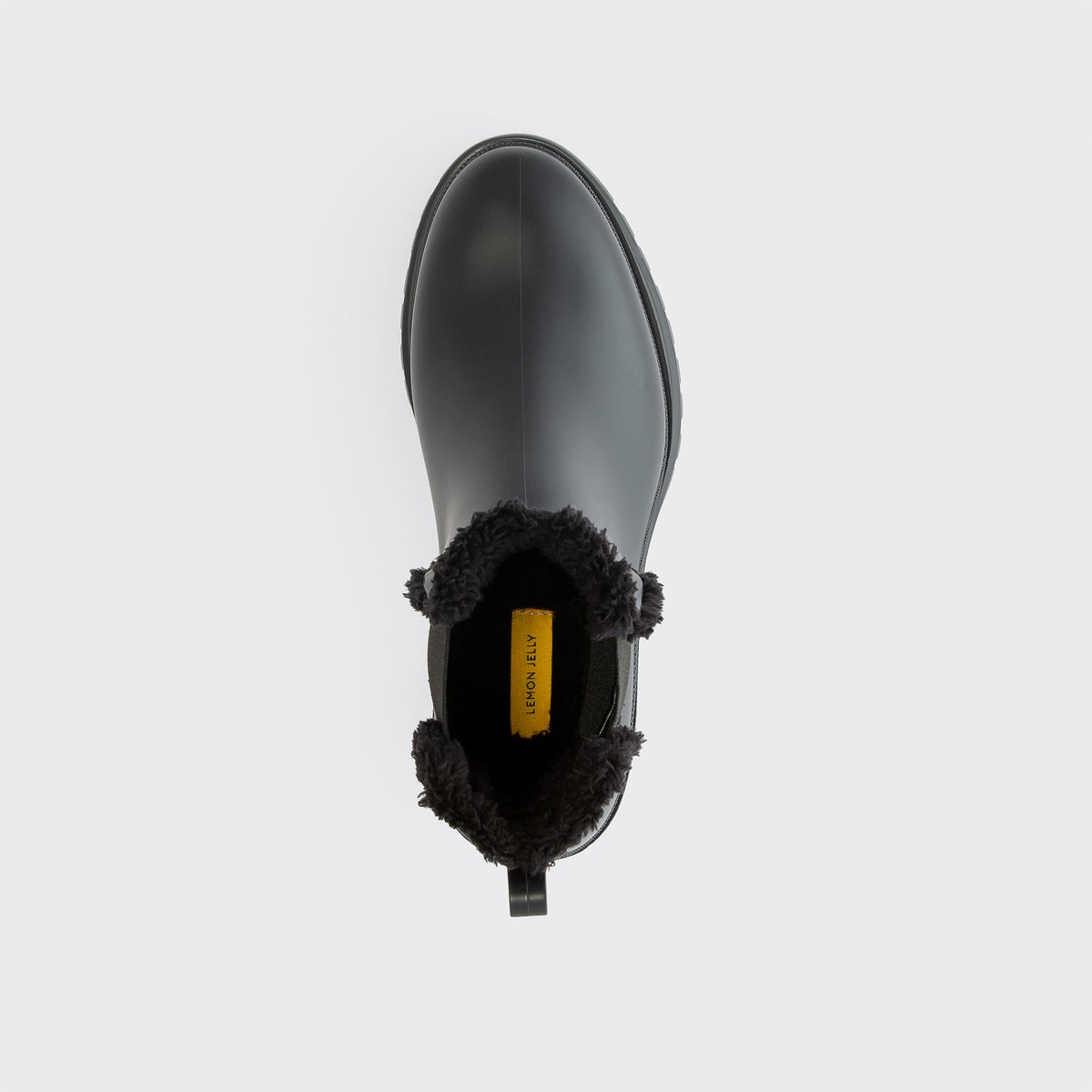 Bottines fourrées à talon haut FRAN noir, LEMON JELLY