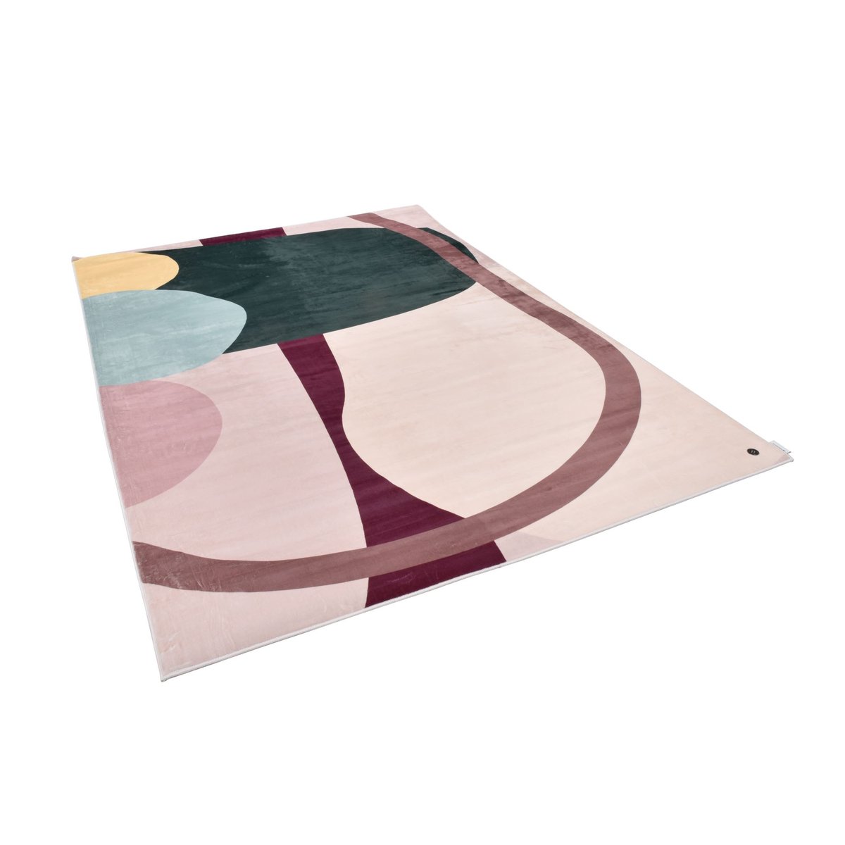 Tapis de salon imprimé - SHAPES vert multicolore, TOM TAILOR