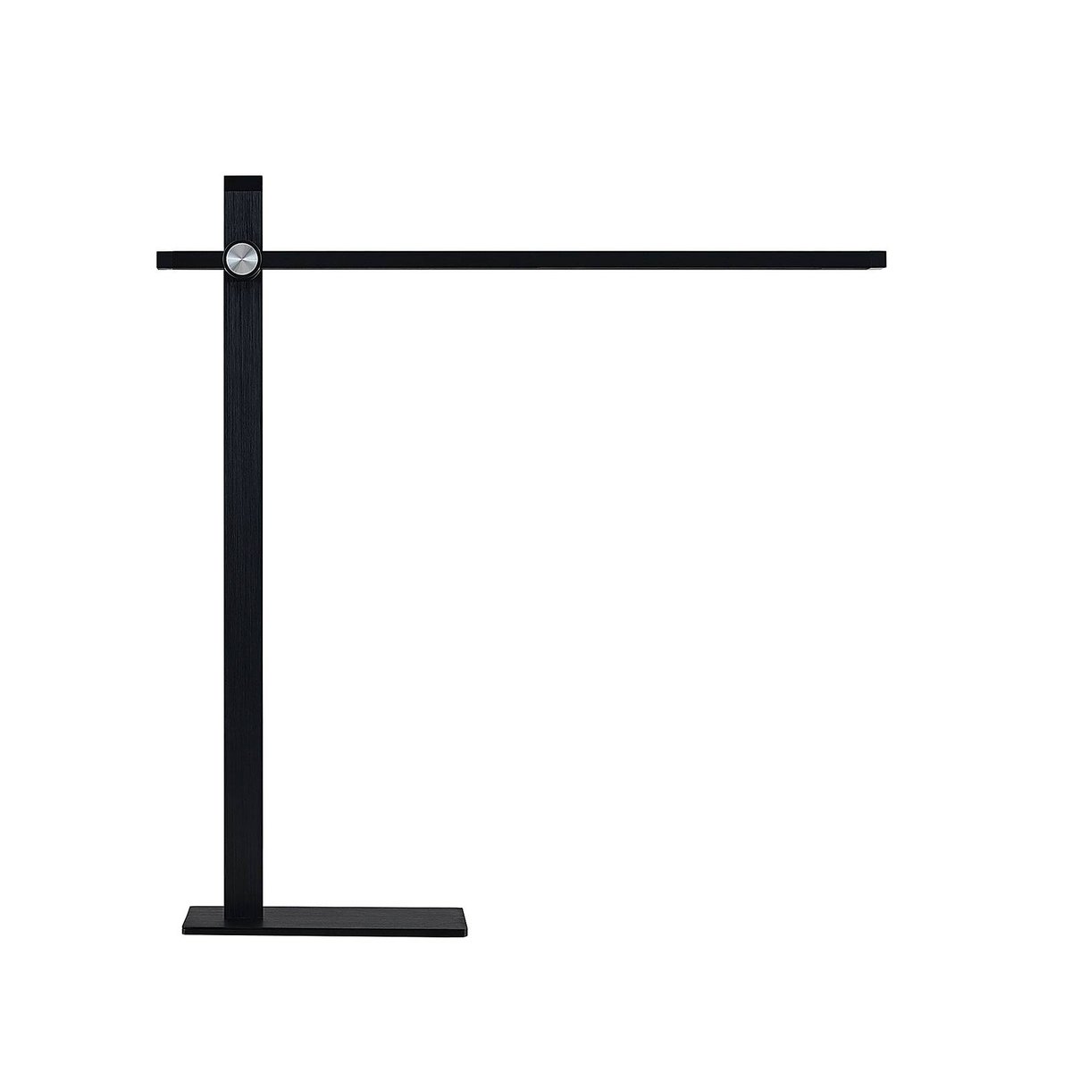 Lampe à poser en métal moderneLED, Wasko noir mat, LUCANDE