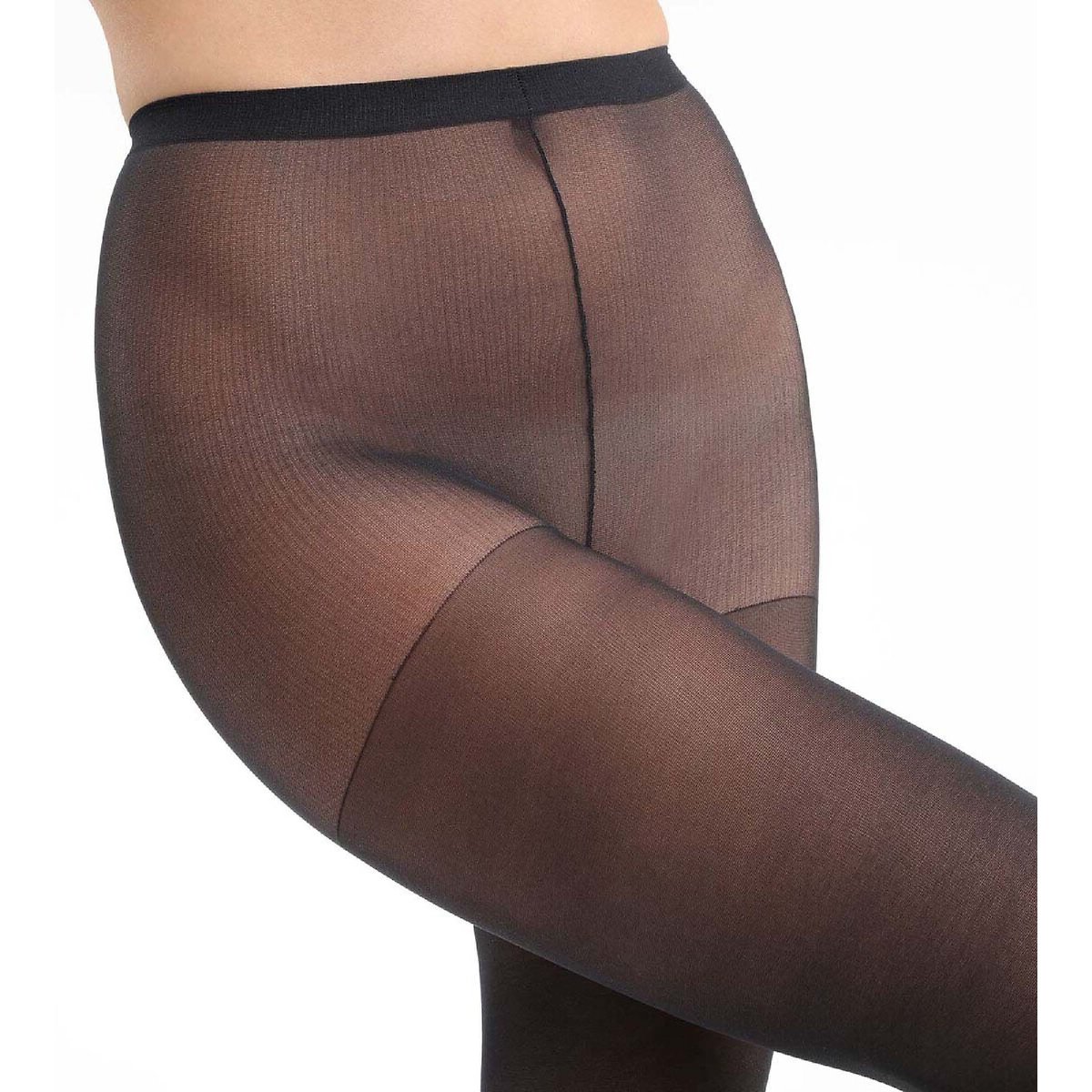 Halb blickdichte Strumpfhose Beauty Resist, 25 den schwarz, DIM