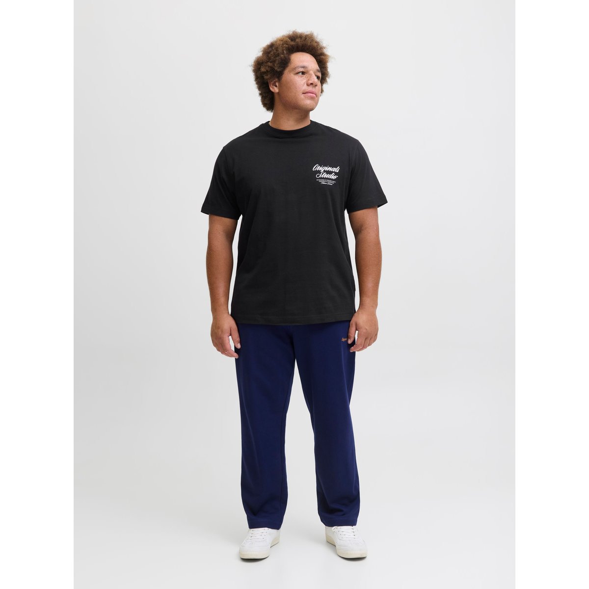 T-Shirt Plus Size T-shirt black 1, JACK & JONES