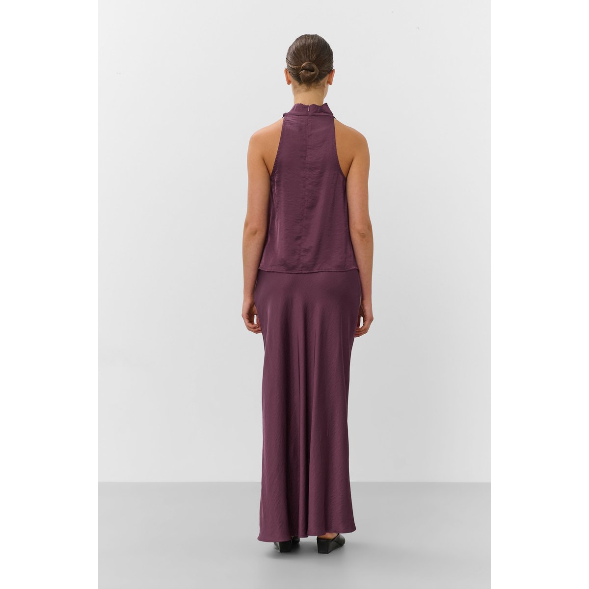 Blouse à manches longues bordeaux, SOAKED IN LUXURY