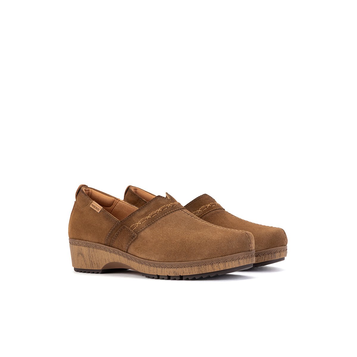 Chaussures plates cuir Granada brandy, PIKOLINOS