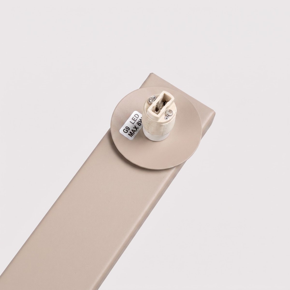 Plafonnier Acier Taupe G9 2 Yoli taupe, EDEN
