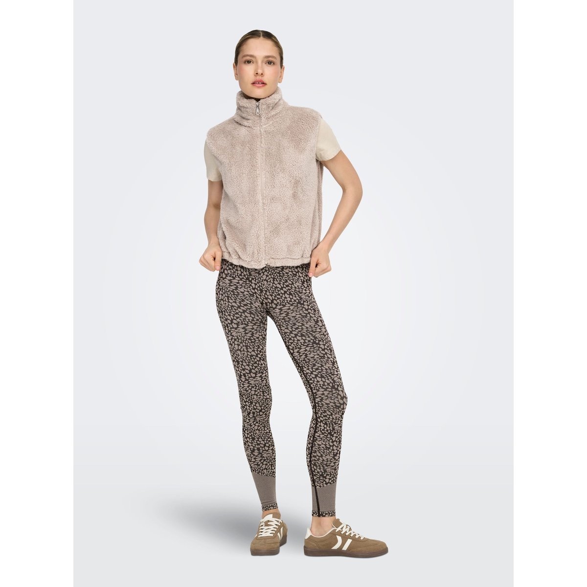 Gilet En Peluche string, ONLY PLAY