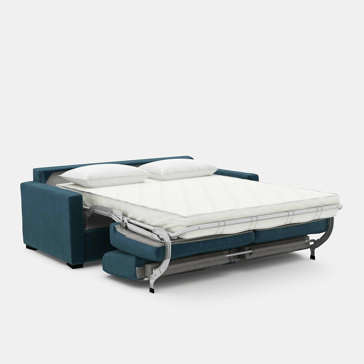 Canapé convertible 2, 3 ou 4 places, Comfort Bultex®, en velours, TIMOR bleu de prusse, LA REDOUTE INTERIEURS