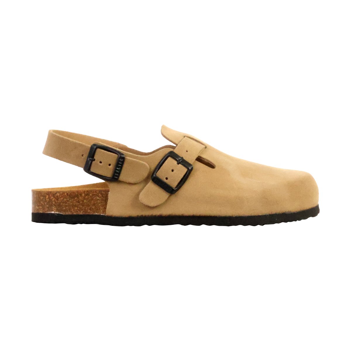Mules Cuir Blogwork tan, PLAKTON