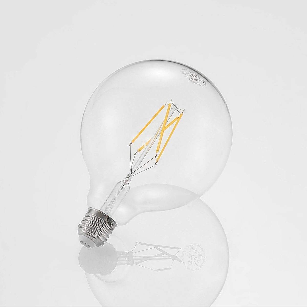 Ampoule E27 en verreLED, E27 6W LED couleur unique, ARCCHIO